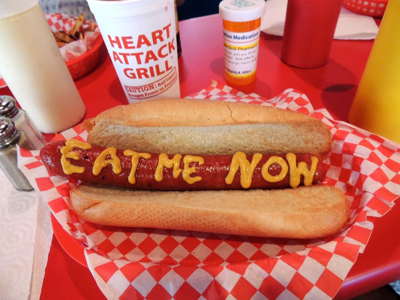 Heart Attack Grill,</p><p>Las Vegas