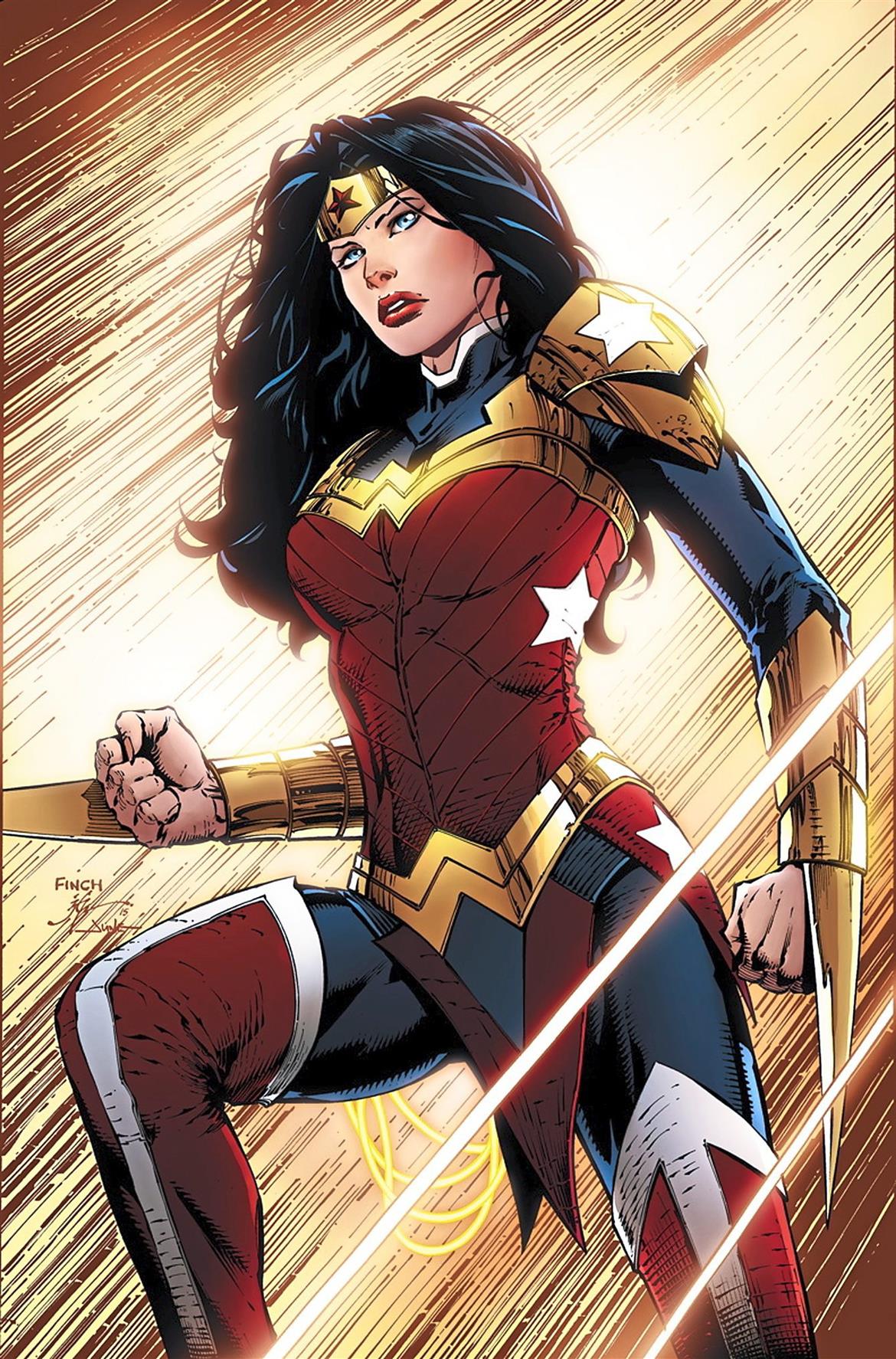 David Finch worked on Wonder Woman with his wife Meredith a few years ago.